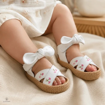 صندل دخترانه تابستانی چسبی مدل چری
